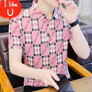 áo thun polo màu hồng sen in 3d - giá sỉ cạnh tranh