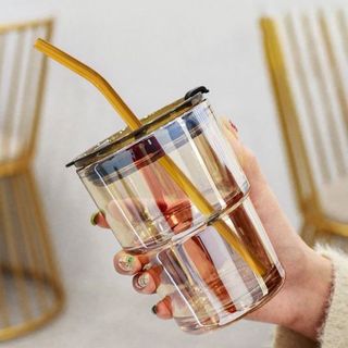 Cốc Thủy Tinh Hổ Phách