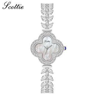 Đồng hồ Scotties lắc đính đá lên tay siêu sang