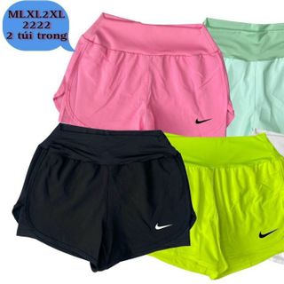 quần đùi nữ 2 lớp xịn xò Size ri trên hình
