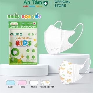 Khẩu Trang An Tâm 5D Kids giá sỉ