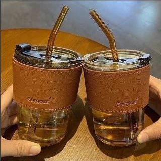 Cốc Thủy Tinh Hổ Phách