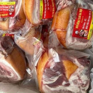 Heo rừng cuộn lai tươi ba rọi túi 1kg