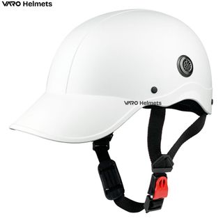 Mũ Bảo Hiểm Lưỡi Trai Varo - Nón Bảo Hiểm 1/2 Kết Cứng, Mỏ Liền, Nón Kết Dành Cho Nam Nữ-BH 12 Tháng