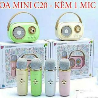 LOA KÈM MIC HAT KARAOKE C20 - 1 MICRO giá sỉ