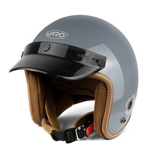 Mũ Bảo Hiểm 3/4 Viền Chỉ Thông Gió - Tặng Kèm Lưỡi Trai Chính Hãng VaroHelmet - Bảo Hành 1 Năm giá sỉ