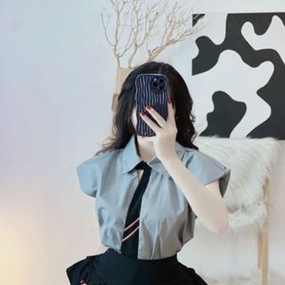 ÁO SƠ MI KÈM CÀ VẠT - LÊ PHƯƠNG BOUTIQUE