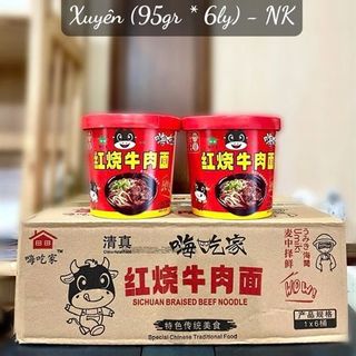 Mì Bò Kho Tứ Xuyên (Thùng 6 Ly x 95gr) giá sỉ