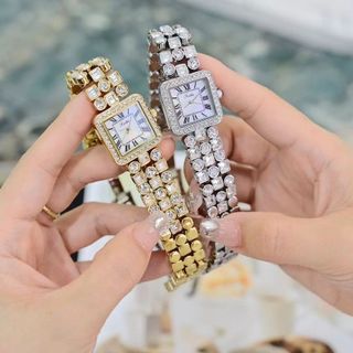 Đồng hồ Scotties vuông viền đá