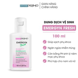 Dung dịch vệ sinh hằng ngày - ngăn ngừa viêm nhiễm phụ khoa Emergyn Fresh Italia