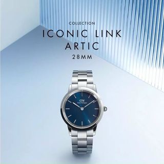 ĐỒNG HỒ NAM NỮ CAO CẤP D.W ICONIC DÂY THÉP BẠC MẶT XANH KÈM TEM BẢO HÀNH ĐIỆN TỬ