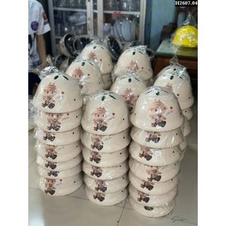 Mũ Bảo Hiểm Labubu Cho Bé Tặng Kèm Charm Dễ Thương Nón Bảo Hiểm Vành Tròn Gắn Tai Thỏ CTB803 - BECHIP