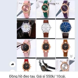 Đồng hồ đeo tay nam nữ nhiều mẫu mix
