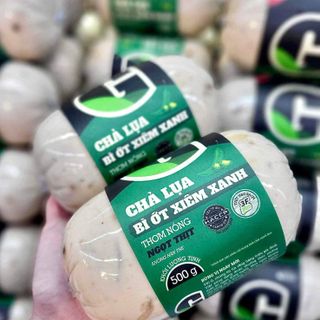 CHẢ LỤA BÌ ỚT XIÊM XANH G KITCHEN 500G