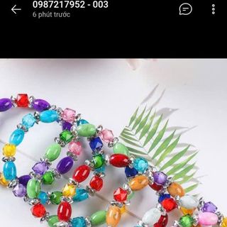 Chuỗi đeo tay phong thủy nhiều màu sắc trẻ trung