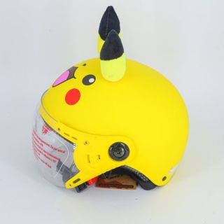 Mũ bảo hiểm nửa đầu VARO Trẻ em (2-4 tuổi) PIKACHU tai vàng kính