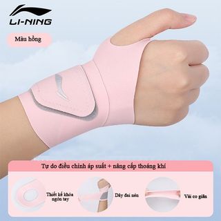 Băng quấn cổ tay LINING LDET189 chính hãng, bảo vệ cổ tay, phục hổi chấn thương