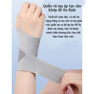 Băng quấn cổ tay LINING LDET189 chính hãng, bảo vệ cổ tay, phục hổi chấn thương