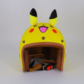 Mũ bảo hiểm 3/4 đầu VARO PIKACHU có tai - tặng lưỡi trai