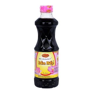 Nước Tương Đậu Nành Đầu bếp Nắp Hồng Mekong 415ml Block 12 chai