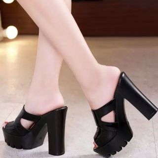 DÉP NỮ CG QUAI KHOÉT cao 12cm