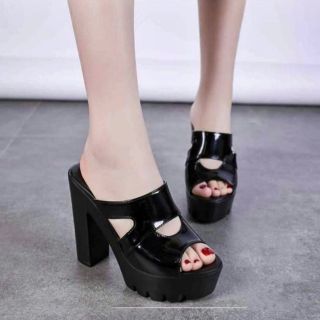 DÉP NỮ CG QUAI KHOÉT cao 12cm