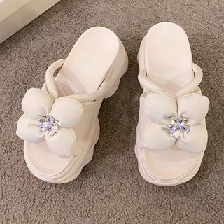 DÉP BM, Dép Nữ NƠ CÁNH HOA ĐÁ