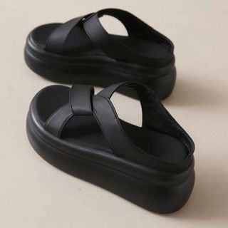 Dép nữ quai xoắn nâng đế 5cm