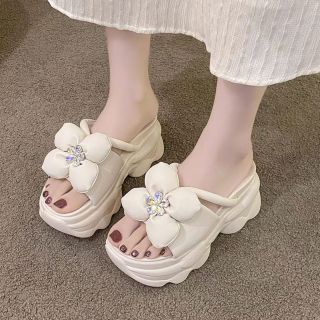 DÉP BM, Dép Nữ NƠ CÁNH HOA ĐÁ