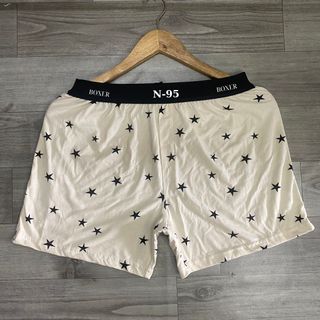 Quần đùi ngủ nam thun cotton phong cách đi biển