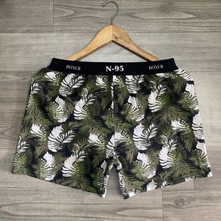 Quần đùi ngủ nam thun cotton phong cách đi biển