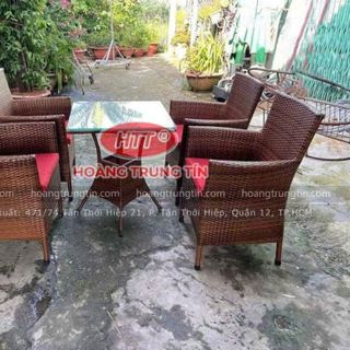 Ghế diana dây dẹp giả gổ khung nhôm sơn tĩnh điện hàng mới 100% giá tại xưởng sản xuất