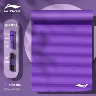 Thảm tập yoga LINING LBDM794 chính hãng, êm, chống trượt