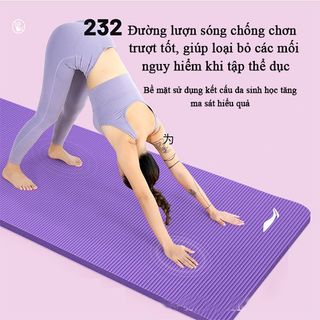 Thảm tập yoga LINING LBDM794 chính hãng, êm, chống trượt