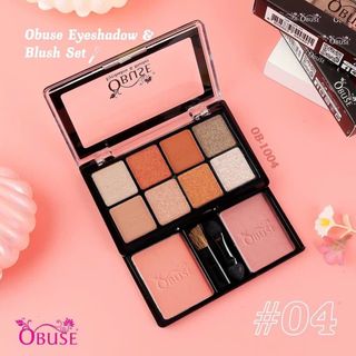 ☀ Phấn Mắt Obuse Eyeshadow & Blush OB1004 16,5g
