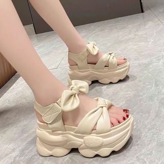 GIÀY SANDAL BM QUAI NƠ DA XỊN DÒNG HÀNG CAO CẤP