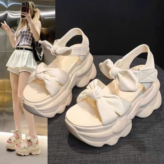 GIÀY SANDAL BM QUAI NƠ DA XỊN DÒNG HÀNG CAO CẤP