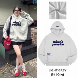 Áo hoodie 2 túi phía trước logo in rõ chữ, nón 2 lớp vải chính, tay phồng. Giá sỉ - giá bán buôn