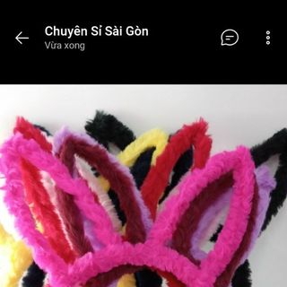 Cài tóc hình tai thỏ siêu xinh luôn nha