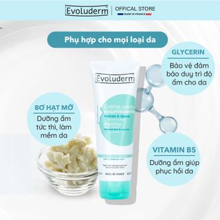 Kem dưỡng da chân Evoluderm chiết xuất bơ hạt mỡ 125ml