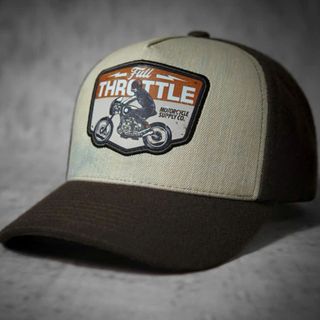 Nón Lưỡi Trai BWB Throttle Jeans Nâu Lưới Cap Chất Jeans