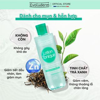 Nước hoa hồng Evoluderm chính hãng dành cho da dầu mụn 250ml
