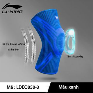 Bó gối, bảo vệ đầu gối chính hãng LINING LDEQ858 dùng trong chạy bộ, gym, cầu lông giá sỉ