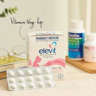 Bộ sản phẩm cơ bản dành cho mẹ bầu: Elevit + DHA + canxi