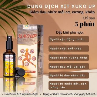 XỊT GIẢM ĐAU NHỨC MỎI CƠ, XƯƠNG, KHỚP CHỈ SAU 5 PHÚT