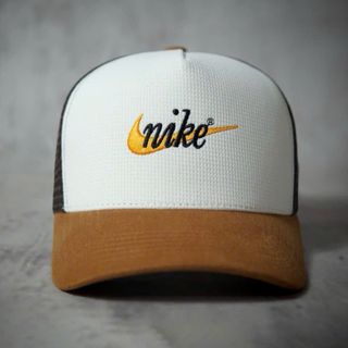 Nón Lưỡi Trai N.i.k.e Trắng Nâu Lưới Cap Chất Cotton giá sỉ