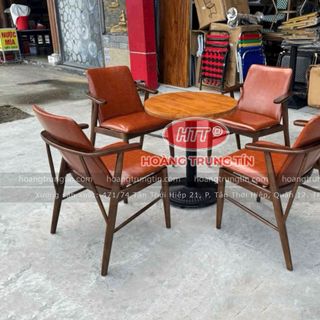 Bàn ghế cafe giá rẻ ghế sắt nệm