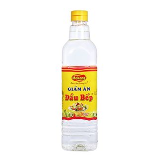 Giấm ăn Đầu Bếp Mekong chai 870ml Thùng 12 chai