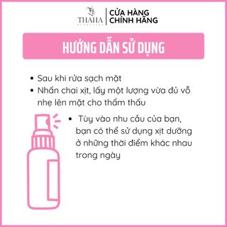 [CHÍNH HÃNG] Xịt khoáng chiết xuất trai biển 100ml MH Beauty Spa, Chiết xuất trai biển Mytilus Helimi, Cấp ẩm, Dưỡng da