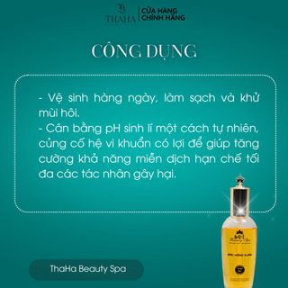 [CHÍNH HÃNG] Dung dịch vệ sinh phụ nữ Sắc Hồng Xuân MH Beauty Spa 120ml, Làm Sạch, Dưỡng Ẩm, Cân Bằng Độ PH